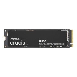 Disco Duro Crucial P510 1TB M.2 NVMe PCIe Gen5 11000MB/s Black Gaming
