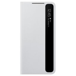 Samsung Clear View Funda Gris para Galaxy S21 Plus