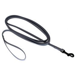Heim correa de rastreo BioThane, gris - 5 m x 13 mm (L x An)