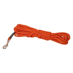 Correa de rastreo Heim en color naranja para perros - 10 m largo x, Ø 6 mm