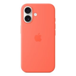 Funda Apple MDGN4ZM/A iPhone 16 Silicona MagSafe Naranja 6.1" Microfibra Reciclada