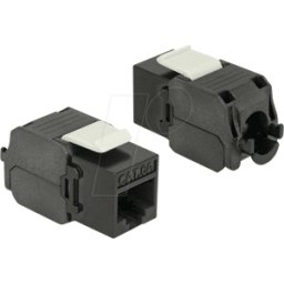 DELOCK 86267 - Conector hembra Keystone RJ45 > LSA sin herramientas Cat.6a UTP