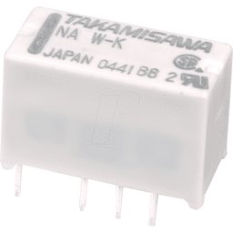 FUJITSU-TAKAMISAWA NA 24W K - Relé subminiatura NA 24 V CC, 2 contactos inversores 2A
