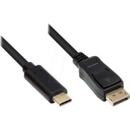 GOOD CONNECTIONS GC M0108 - Cable USB, enchufe C > DisplayPort 1,2 enchufes, UHD, 5 m..
