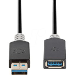NEDIS N CCBW61010AT20 - Cable USB 3.0, conector a > conector a, 2 m, antracita