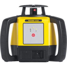LEICA GEOSYSTEMS RUGBY 610 - Láser giratorio, rojo, con Rod Eye 120