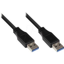 GOOD CONNECTIONS GC 2712-S005 - Cable USB 3.0, conector macho a macho a macho, 0,5 m