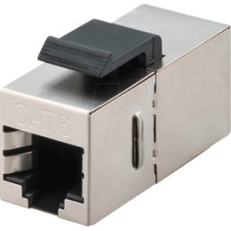 GOOBAY 96100 - Conector hembra Keystone RJ45 > conector hembra Cat.6, STP