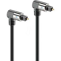 SONERO SON S-OC120-020 - Cable Toslink, enchufe Toslink, 2x90°, 2,0 m..