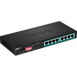 TRENDNET TRN TPE-LG80 - Switch, 8 puertos, Gigabit Ethernet, PoE+