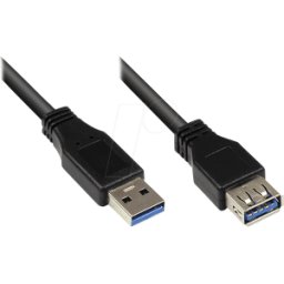 GOOD CONNECTIONS GC 2711-S03 - Cable USB 3,0, Un macho a enchufe A, 3 m..