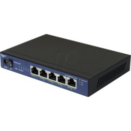 ALLNET SG8005P25 - Switch, 5 puertos, 2,5 Gigabit Ethernet, PoE+
