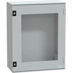 SCHNEIDER ELECTRIC NSYPLM54TG - Polyester enclosure, H 530 x W 430 x D 200 mm, trsp. door