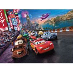 LA MAISON Fotomural Cars Race . Multicolor