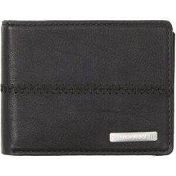 Quiksilver Cartera de hombre Stitchy . Negro M