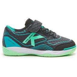 Kelme Zapatillas de futbol sala de niños Goleiro Kids Elastic . Negro 28