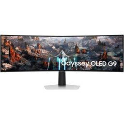 Samsung Monitor PC Gaming curvo 49' (124,5 cm) Odyssey Oled Neo G9, 240 Hz. Plata