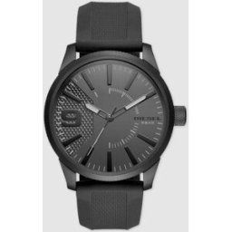 Diesel Reloj de hombre DZ1807 de piel negro. Negro