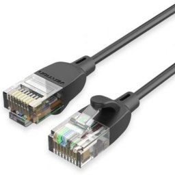 Cable de red Vention IBIBF Cat.6A 1m UTP RJ45 Negro