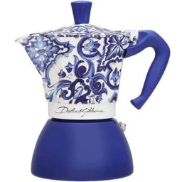 Cafetera Italiana Bialetti Moka Induction Dolce & Gabbana 6 Tazas compatible inducción y fuego abierto