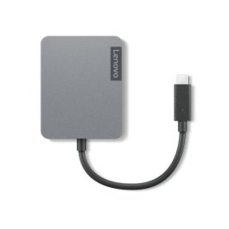 Estación de conexión Lenovo Travel Hub Gen2 4X91A30366 USB-C VGA HDMI 4K Gris