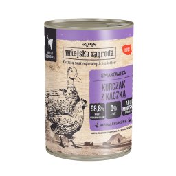 Wiejska Zagroda Cat 24 x 400 g - Pack Ahorro - Pollo con pato