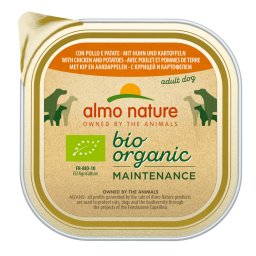 Almo Nature BioOrganic Maintenance 27 x 300 g - Pack Ahorro - Con pollo ecológico y patatas ecológicas