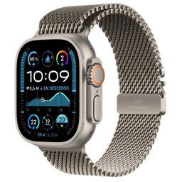 Apple Watch Ultra 2 GPS+Cellular 49mm Caja Natural Titanio con Correa Milanese Loop Titanio M Natural