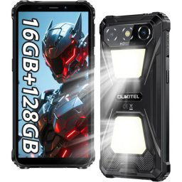 Smartphone Oukitel G5 4GB RAM 128GB 6" Dual SIM Batería 6300mAh Rugerizado Android 14 Negro