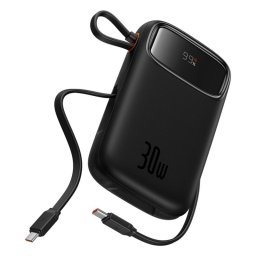 Power bank Baseus PPQD4-20C 20000mAh 30W Polímero de litio Pantalla Negra