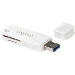 LOGILINK CR0034A - Lector de tarjetas, externo, USB 3.0, micro SD, SD