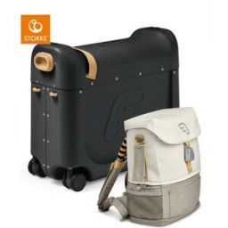 Stokke Pack de viaje Maleta BedBox™ + Mochila Crew BackPack™. Negro niño