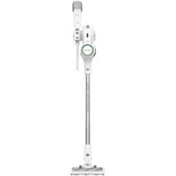 Solac Aspirador de escoba Turbobat Power con sistema ciclónico sin Cable. Blanco
