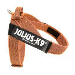 Arnés cinturón Julius-K9 IDC® Color & Grey, naranja/gris - Talla: XL/2: Contorno del pecho 71 - 96 cm