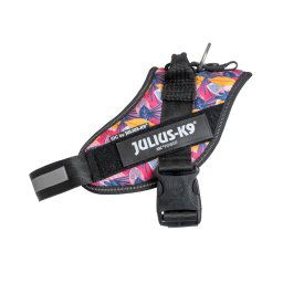 Arnés Julius-K9 IDC® Power, Leaf 2 - Edición limitada - Talla M/0: Contorno del pecho 58 - 76 cm