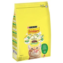 PURINA Friskies Adult con conejo, pollo y verduras - Pack % - 2 x 4 kg