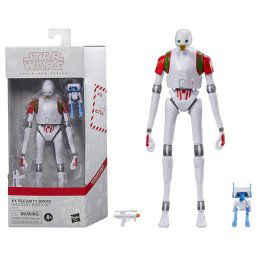 Hasbro Original Star Wars The Black Series Figura Droide de Seguridad KX Edición Navideña