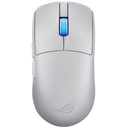 ASUS ROG Harpe II Ace Ratón Gaming eSports Inalámbrico Sensor Óptico AimPoint Pro 42000DPI Blanco Luna