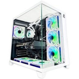 NitroPc Sobremesa Gaming Extremo Silver Plus Negro – Intel Core i7-12700KF, NVIDIA RTX 5060 Ti 16 GB, 32 GB DDR4, 2 TB M2, Win11. Negro