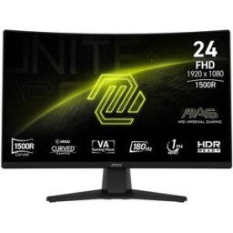 MSI Monitor PC Gaming curvo 60cm (23,6') MAG 242C, 180 Hz Full HD. Negro