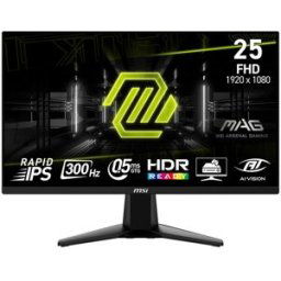 MSI Monitor PC Gaming 62cm (24,5') MAG 255XF, 300 Hz Full HD IPS. Negro