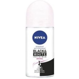 NIVEA Black & White Invisible Roll-On Desodorante 50ml