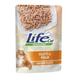 Life Cat Natural Adult 24 x 70 g - Pack Ahorro - Filetes de pollo