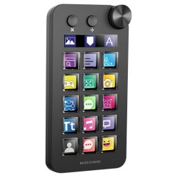 Mars Gaming MSD-NEO Control Deck 15 Teclas LCD Rueda y Botón Dual Windows y MacOS 10.15+ Negro