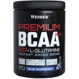 Weider Premium BCAA 8:1:1+L-Glutamina Vegan 500g Blue Raspberry .