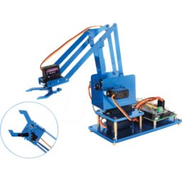 WAVESHARE RPI ROBOT-ARM - Kit de brazo robótico de metal para Raspberry Pi, 4-DOF