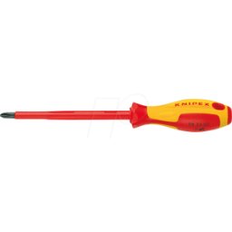 KNIPEX KN 98 24 02 - Destornillador empuñadura de varios componentes, ranura e