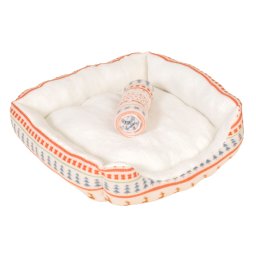 Cama y manta TIAKI Nordic Winter para perros - Tamaño M: 72 x 62 x 17 cm (L x An x Al)