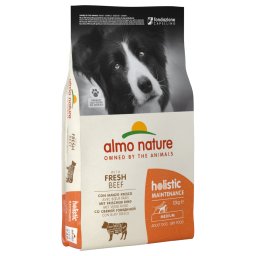 Almo Nature Holistic Adult Medium con buey y arroz - Pack % - 2 x 12 kg