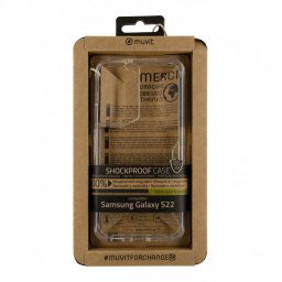 Muvit for Change Funda Shockproof 2m Transparente para Samsung Galaxy S22 5G